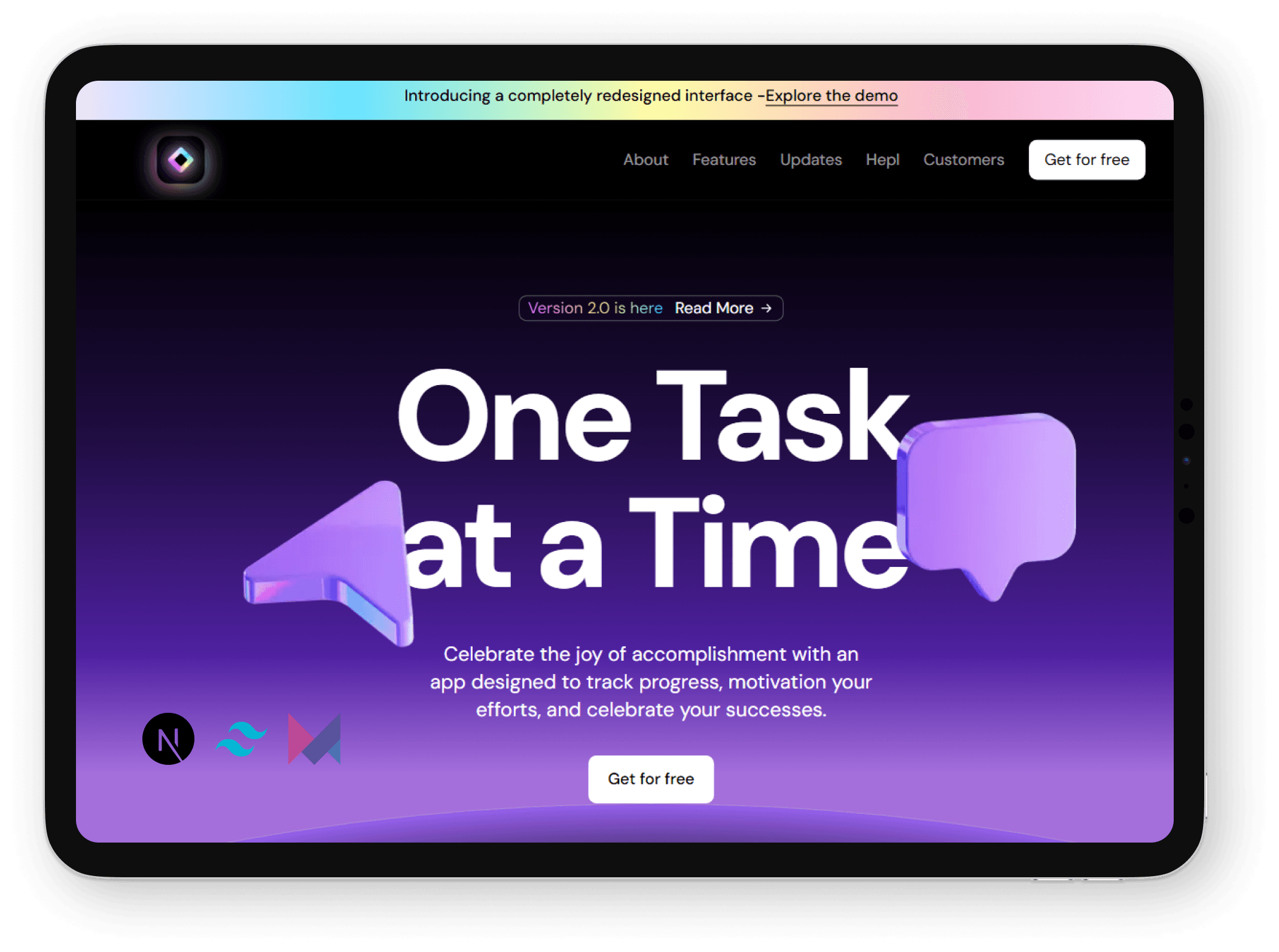 Sass Landing Page